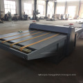 Manual flatbed die cutting and creasing machine for corrugated paperboard